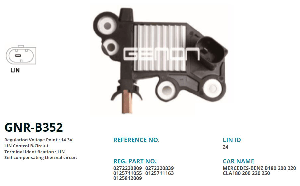 KONJEKTÖR>12V MERCEDES A160-C1801.6-E200-E2502.0(LIN) - GENON-GNR-B352