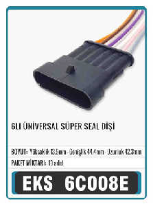 SOKET>SÜPER SEAL 6 LI  KARŞILIK   S6010 - EKS-6C008E
