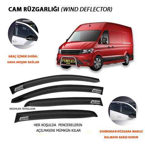 CAM RUZGARLIGI MUGEN TIP 2 PARCA CRAFTER DYNAMIC 06>17 - PERFLEX PD2-VW26