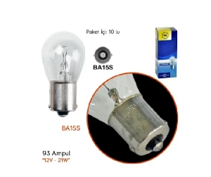 Unıversal Ampul-12v 93 21w - Sprlight-Sl3115