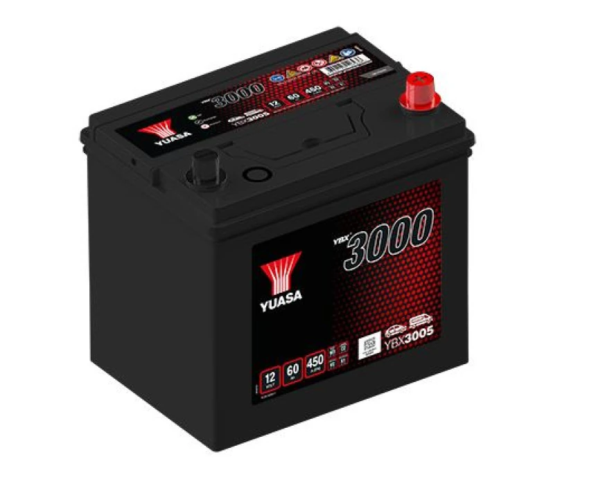 Aku Aku 12v 60 Ah Yuasa 3000-Asıa D23(232*173*225) - Yuasa 1012176