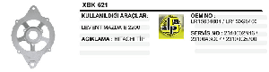 ALTERNATÖR KAPAK ÖN-LEVENT MAZDA E2200 - REMARK-XBK621