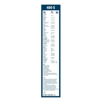 SILECEK SUPURGESI TAKIM TWIN RUZGARLIKLI [475 / 475 MM] - BOSCH 3397118541