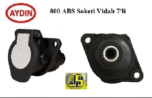 TIR RÖMORK FİŞİ DİŞİ 15'Lİ FİŞ KORUYUCU KUTU BEYAZ VİDALI PLASTİK - AYDIN-800