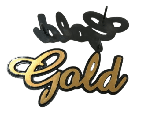 15895 Gold Plastik Amblemi 0014623 Montaj C-380 - PY-15895 - PY-15895