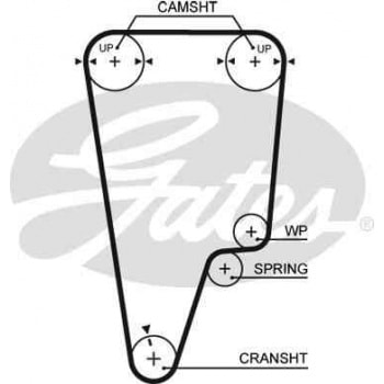 EKSANTRIK RULMAN KITI (TRIGER SETI) HONDA CRV 2,0 1995 2002 (RD1 RD3) / (125X260) - GATES K015505XS