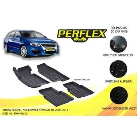 Vag Paspas 3d Havuzlu X-Mat Passat B6 2005-2011 - Perflex Pxm-Vw11