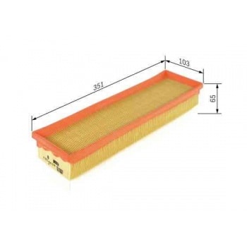HAVA FILTRESI P206 P307 (EM YM) C4 ET3J4 (1.4 16V) P206 P206+ (T3E) TU3A (1.4 8V) - BOSCH F026400174