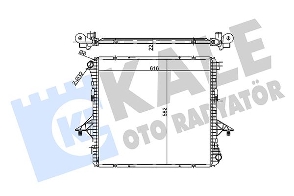 MOTOR SU RADYATORU AMAROK 10> 2.0TDI CNFB CDCA CSHA - KALE 358690
