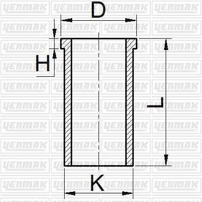 MOTOR GOMLEK STD FLANSLI H100-L300 MINIBUS 1997-2008 - L200 CR 2005- STAREX TCI 2001- H100 KAMYONE - YENMAK 51-65664-000