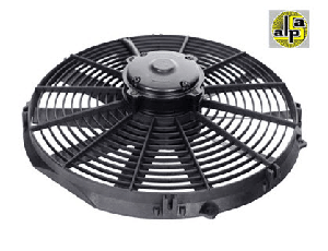 KOMPLE AKSİYEL FAN-12V 14" EMİCİ (10 KANAT) GENİŞ MOTOR 2850 DEVİR  5702114120002 - KORMAS-K74315021