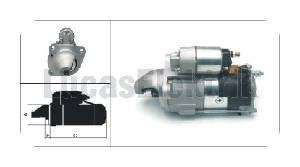 MARŞ MOTORU> 12V/3.0kW/10DİŞ PERKINS - LUCAS-LES0271