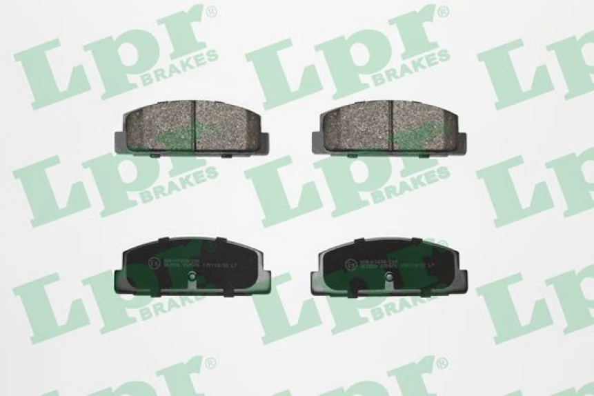Toyota Fren Balatası Arka Mazda 323 626 2.0 98>02 Mazda 6 03>10 Premacy 99-05 - Lpr 05p876
