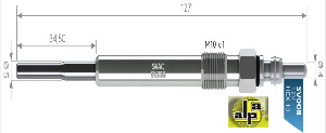 KIZDIRMA BUJİSİ-12V VW-PASSAT 2.5 TDI   GX124 - SVAC-SV008