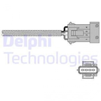OKSIJEN SENSORU CITROEN C5, SAXO, XSARA; PEUGEOT 106, 206, 306, 406, PARTNER 09 / 98> - DELPHI ES20258-12B1