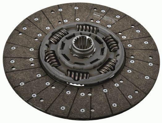 DEBRIYAJ BALATASI TEKLI 430 MM MERCEDES ACTROS AXOR 457 501 502 - SACHS 1878 007 072