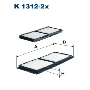 POLEN FILTRESI SSYANGYONG KYRON 05> ACTYON 07> - FILTRON K1309-2X