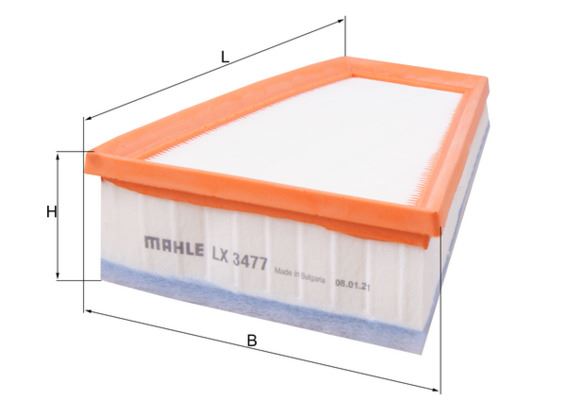 HAVA FILTRESI X156 13> W176 12>18 W246 11>18 C117 13>19  X117 15>19 - MAHLE LX3477