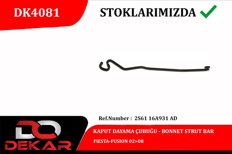 KAPUT DAYAMA CUBUGU FIESTA-FUSION 0208 - DEKAR DK4081