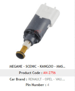 FREN MÜŞÜRÜ>MEGANE II - SCENIC II - KANGO III - MASTER II FREN MÜŞÜRÜ - MCAR-AN2756