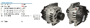 ALTERNATÖR-VAL 12V 140A OPEL ASTRA J-CORSA D-MERİVA B-CHEVROLET AVEO 1,3 CDTİ - ORJ-TG12C105