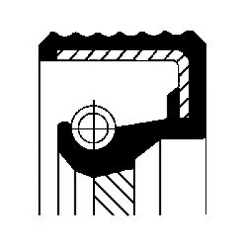 Mercedes Ön Kapak Keçesi - 32*43*7 MM - Cor 82034087