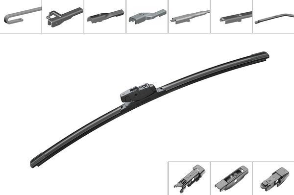 SILECEK SUPURGESI MUZ TIPI 4 APARATLI 470mm AE48 AERO ECO - BOSCH 3397015578