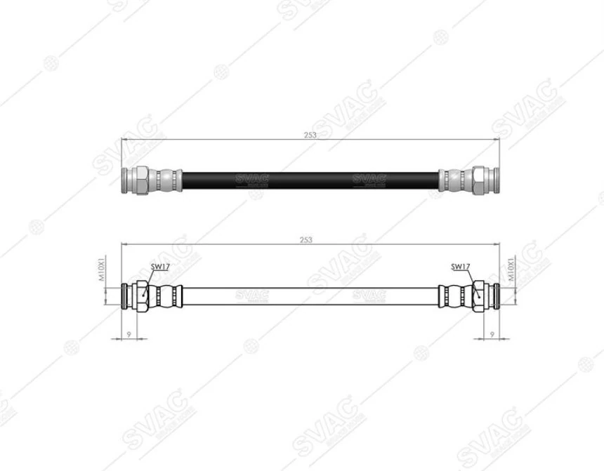 Vag Arka Fren Hortumu Felicia <95 Favorıt 88> - Svac 10-0117