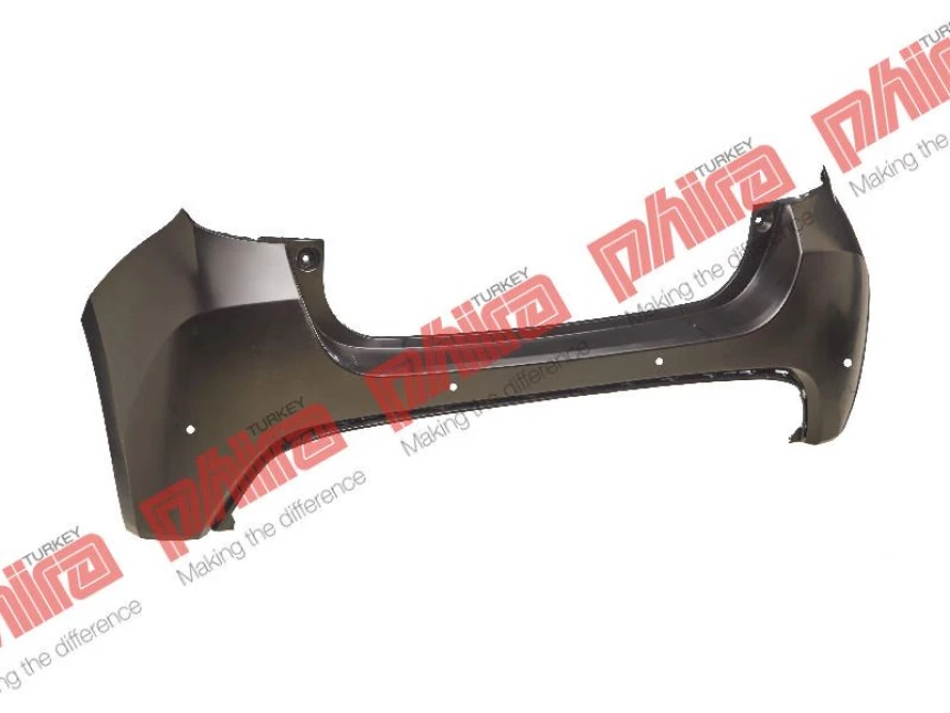 Toyota Arka Tampon Astarsız 4 Sensor Delikli 5 Kapı Toyota Yarıs 20-> - Phira Ya-20330