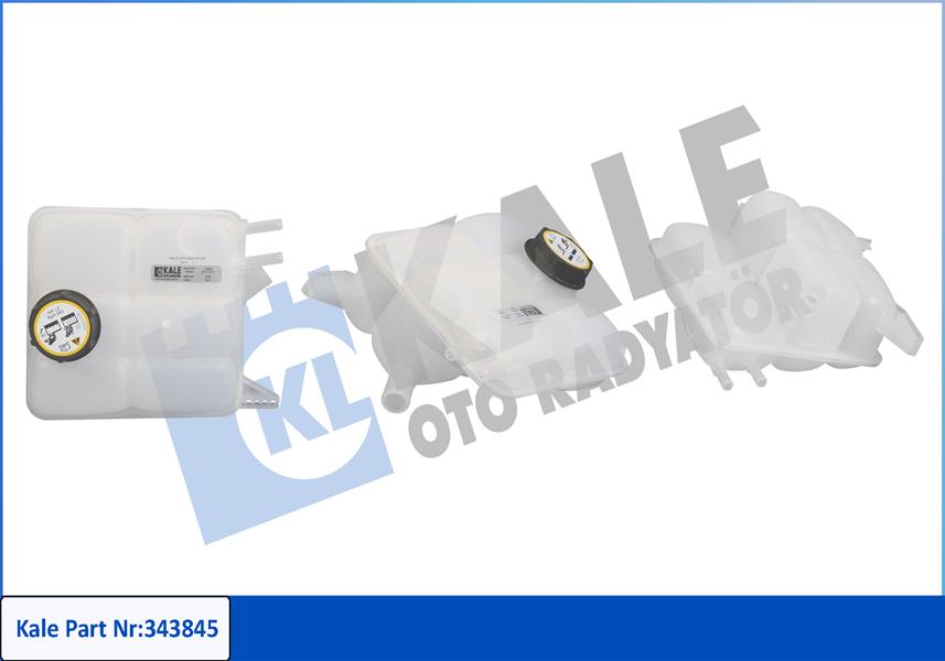 RADYATOR YEDEK SU DEPOSU (BENZINLI) FOCUS 04>12 C MAX 03>10 KUGA 2.0 TDCI 08>10 VOLVO C30 (533) 06>1 - KALE 343845