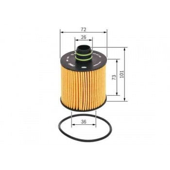YAG FILTRESI 500L 500X DOBLO DUCATO EGEA FREEMONT IDEA PRATICO PUNTO EVO 1.6 2.0 MJET 10> ALFA ROMEO - BOSCH F026407108