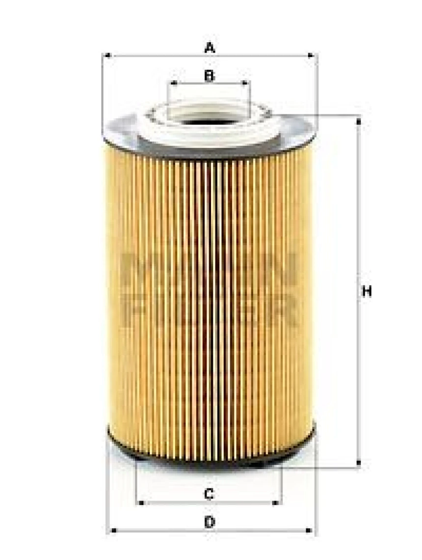 Man Truck Yag Filtresi Man Tgx-Tgs Euro 6 16> - Mann Hu1291/1z