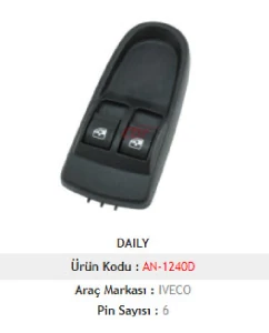 Unıversal Cam Anahtarı-İveco Daıly 12-14 Sol Çerçeveli - Mcar-An1240d