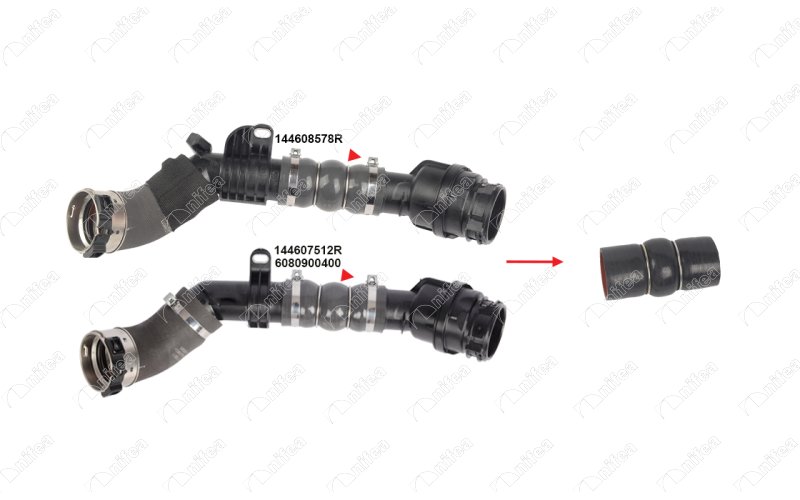 TURBO HORTUMU PLASTIK BORU HARIC 2 KAT POLYESTER KULLANILMISTIR DACIA DOKKER DUSTER SANDERO MERCEDES - NIFEA 11074