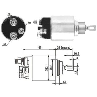 MARS OTOMATIGI BOSCH TIP 12V FIAT 64101 TRANSIT V347 06> 77364101 - BOSCH 1986SE1686