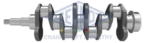 KRANK MILI HYUNDAI HD72 / HD77 / H-350 D4AA / D4FB KAMYON DOVME CELIK - GENMOT 1443