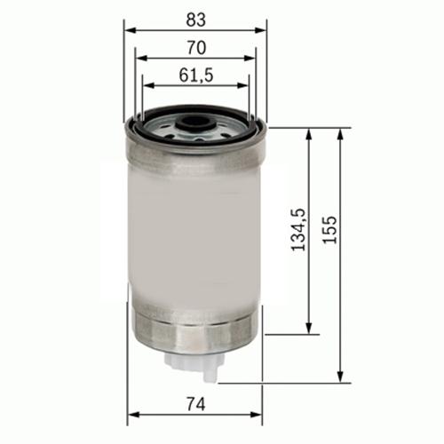 MAZOT FILTRESI TRANSIT 77 / 86 CARGO C 814 - SARDES SF138