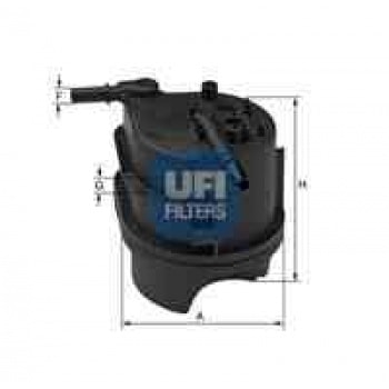 YAKIT FILTRESI (OE - SENSORSUZ) BIPPER NEMO P307 P207 P206 C3 C2 1,4 HDI FUSION FIESTA 1,4TDCI - UFI 24.015.00