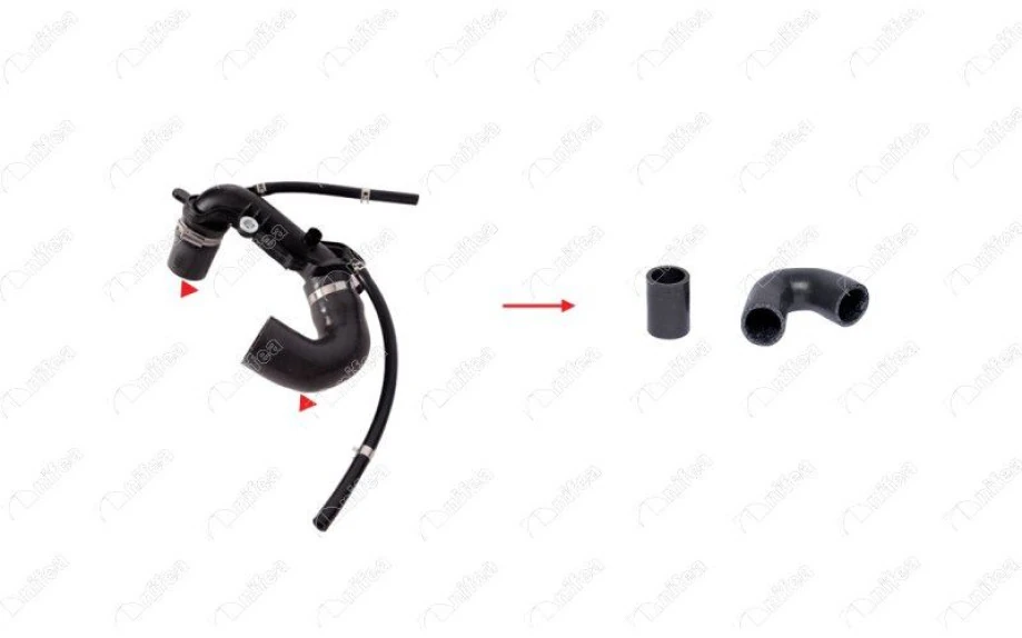 Renault Turbo Borusu Hortumu 3 Kat Polyester Kullanılmıstır Renault Kangoo II 1.5 DCI Renault Clio II / Clio - Nifea 11758