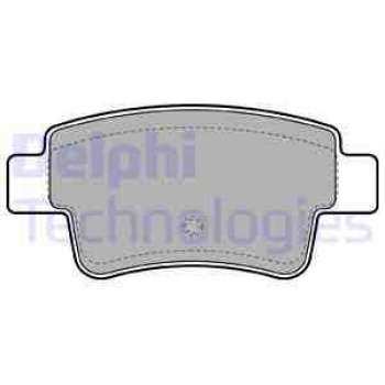 ARKA FREN BALATASI C4 PICASSO C4 GRAND PICASSO 1.6 HDI 110FAP 1.8 16V 2.0 16V 2.0 HDI 138 FAP 06> - DELPHI LP2055