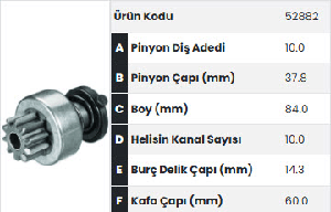 MARŞ DİŞLİSİ-BT 10D MAN YM. - FORMMETAL-52882