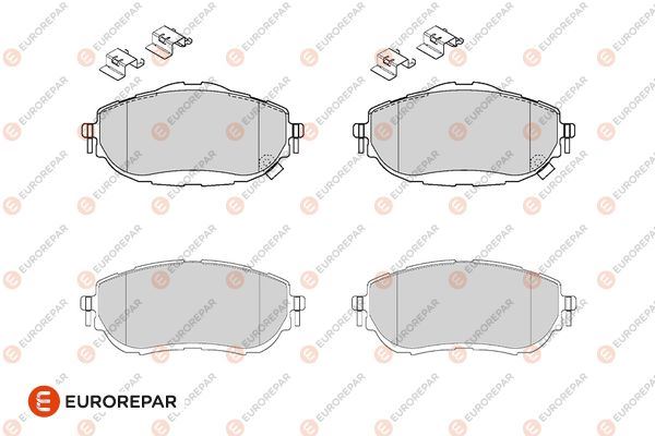 Toyota On Fren Balatası Toyota Corolla 2013-> Aurıs 2012-> 1.33 1.6 Benzinli 1.4 D4d Dizel - Eurorepar 1682313580