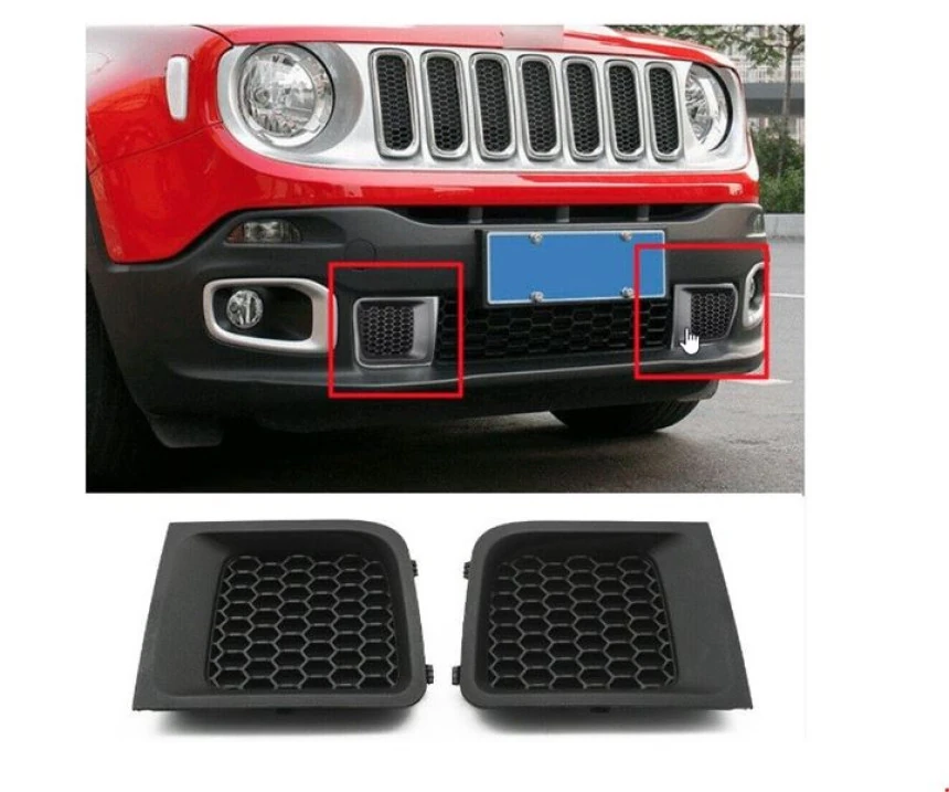 Jeep On Tampon İzgara Kapak Dis Takım Renegade 14> - Vortex V1705003