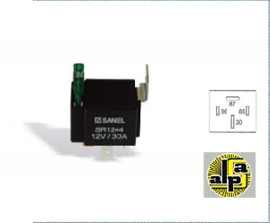 Unıversal Role-24v Sigortalı 30a 4 Uçlu 30-87-86-85 - Sanel-Sr2444