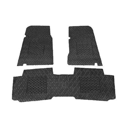 PASPAS DEKORATIF BEZSIZ KAUCUK TIP (2 ON+1 ARKA)RULO SIYAH M131 DKS - LEOPAR RBR211