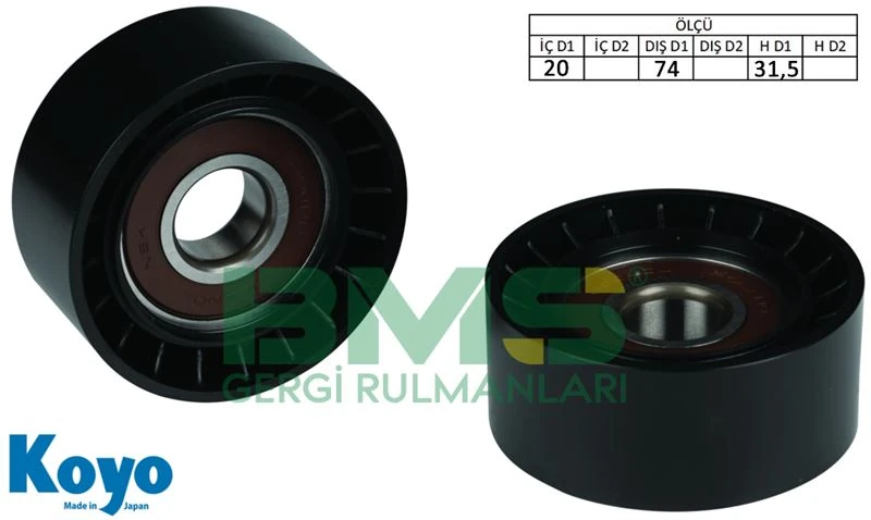 Scanıa Truck Alternator Gergi Rulmanı Scanıa P-G-R-T Serisi P230 / G230 / P270 / P340 / G340 / R340 04> - Bms 282