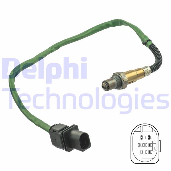OKSIJEN SENSORU (KATALIZATOR ONCESI) W169 04>12 W176 12>18 W203 03>07 W204 07>14 W211 03>08  W212 09 - DELPHI ES21131-12B1