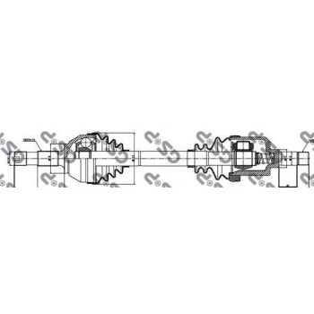 AKS SOL KOMPLE BOXER JUMPER (00 06) DUCATO (97 06) / (DIS FREZE:35 IC FREZE:41 BOY:762) 2,8D 2,8TD 2 - GSP 210067