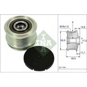 ALTERNATOR KASNAGI BORA CADDY II III TRANSPORTER T5 CRAFTER 30 35 EOS GOLF IV V VI JETTA II IV - INA 535001210