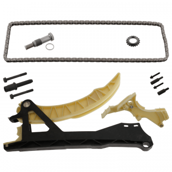 EKSANTRIK ZINCIR SETI (ZINCIR+2xKIZAK+GERICI+DISLI+SAPLAMA) BMW N42 N46 E46 E90 E60 E81 E82 E87 E84 - FEBI 47662